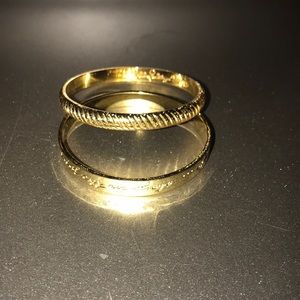 Lilly Pulitzer gold band bracelets